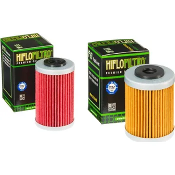 Filtr pro motocykl Sada (2ks) olejových filtrů HIFLO KTM 690 Enduro, R rok 12-21
