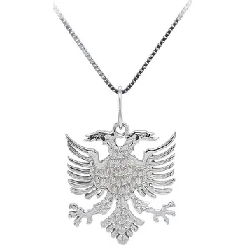 Přívěsek Přívěsek Dvouhlavý Orel z Bílého Zlata 7150954