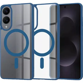 Pouzdro na mobilní telefon Kryt Samsung Galaxy S25 EDGE, Techsuit - MagSafe Pro, modrý