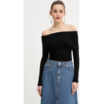 Pánské tričko Tričko s dlouhým rukávem Guess MELANIE W5BR48.Z0612 černá 99X, vel. L