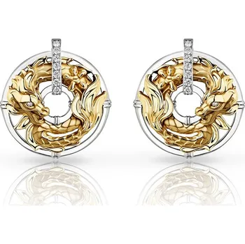 Náušnice Zlaté Náušnice Carrera y Carrera New Shanghai Mini