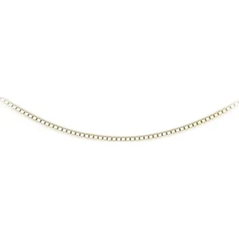 Řetízek Zlatý Řetízek Cube - Kostka 7090893