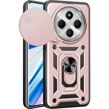 Pouzdro na mobilní telefon Kryt Xiaomi Redmi 14C / Poco C75 Techsuit CamShield Pro rose gold