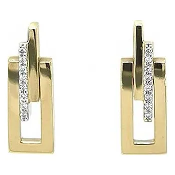 Náušnice Zlaté Náušnice s Diamanty 2020463