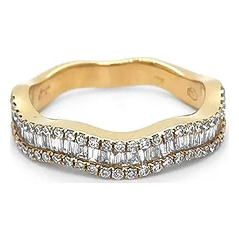 Prsten Zlatý Prsten s Diamanty 2011318