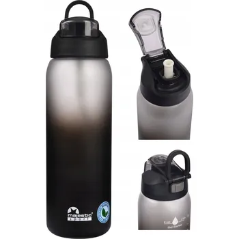Láhev Motivační Láhev na vodu Majestic Sport 1l lahev na pití s odměrkou