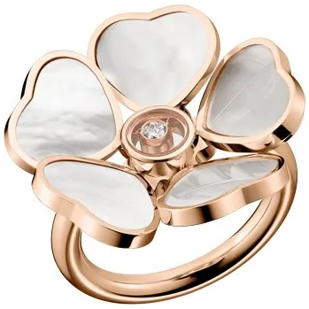 Prsten Zlatý Prsten Chopard Happy Hearts Flower 82A085-5310 2011497