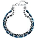 Ocelový náramek s hematitem 43093.3