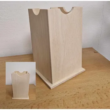 Dřevěný vařečkovník ke zdobení - 17 cm