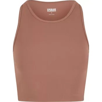 Dámské triko URBAN CLASSICS TB7802 LIGHT BROWN XL