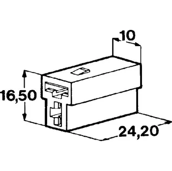 Auto elektroinstalace IMP 428988 Kryt 2ks dutinky 6,3 mm