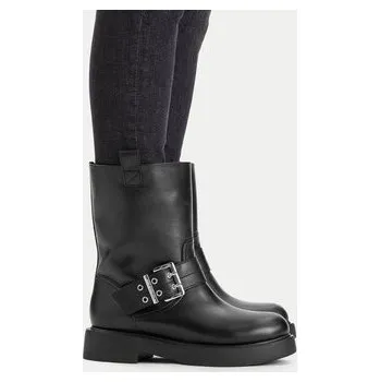 Dámské kozačky Polokozačky LOVE MOSCHINO JA24064G1NIA000A35 Černá 35