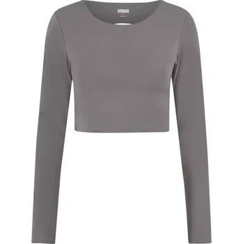 Dámské tričko Dámské triko URBAN CLASSICS TB7807 SENIOR GREY XS