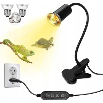 Osvětlení do terária VÝHŘEVNÁ LAMPA PRO ŽELVY, TERARIJNÍ VÝHŘEVNÁ ŽÁROVKA 50W E27
