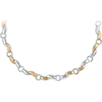 Náhrdelník Zlatý Dámský Náhrdelník z Kombinovaného Zlata 7040063