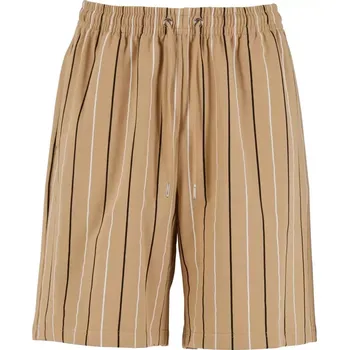 Pánské kraťasy Pánské kraťasy URBAN CLASSICS TB7314 UNION BEIGE/WHITE/BLACK XXL