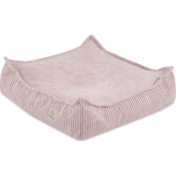 Taburet Taburet na sezení pro děti a hraní Růžový manšestr 60x60 Sedátko Misioo