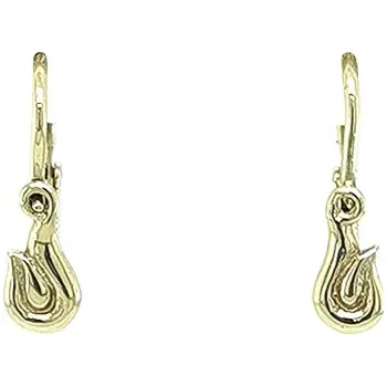 Náušnice Elegantní zlaté náušnice s nadčasovým designem