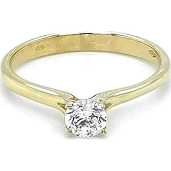 Prsten Zlatý Zásnubní Prsten se Zirkonem 7131055