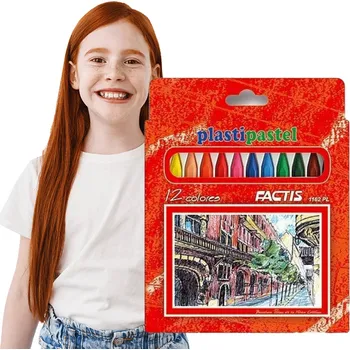 Kresba Pastelky pastelové Factis 12 ks