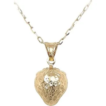 Přívěsek Zlatý Přívěsek Ovoce Jahoda 7150257