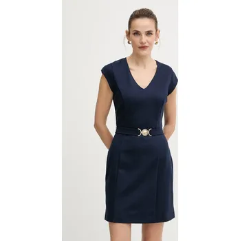 Dámské šaty Šaty Guess CHRISSY tmavomodrá barva, mini, W5BK21 KCMU2 W5BK21.KCMU2 59X, vel. S