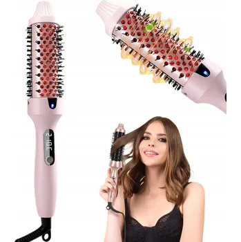 Žehlička na vlasy FÉN KULMA NAROVNÁVACÍ KARTÁČ ŽEHLIČKA NA VLASY NA VLASY 2v1