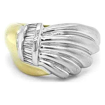 Prsten Zlatý Prsten s Diamanty 2011148