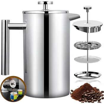 Konvice na čaj VELKÝ ZAPARZACZ DO KAWY TŁOKOWY NA ČAJ 800 ML FRENCH PRESS KONVICE NA KÁVU