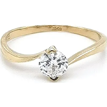 Prsten Zlatý Zásnubní Prsten se Zirkonem 7130749