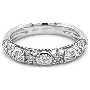 Prsten Zlatý Prsten s Diamanty 2010801