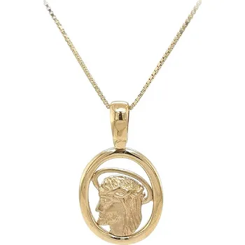 Přívěsek Zlatý Přívěsek Ježíš Kristus – Symbol Pokory a Lásky 7150424