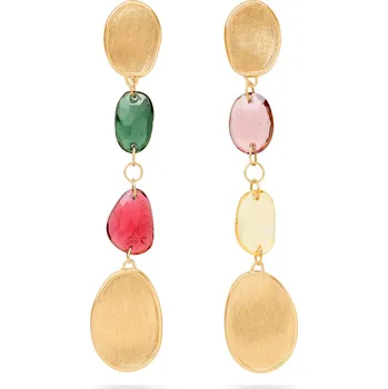 Náušnice Zlaté Náušnice Marco Bicego Lunaria Color OB1899 TM Y 2020909