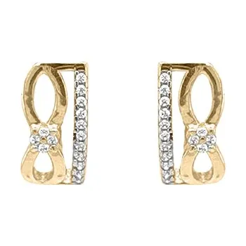 Náušnice Zlaté Náušnice se Zirkony 7121905