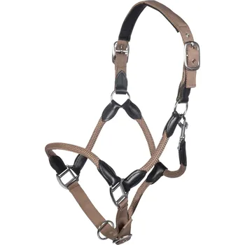 Vybavení pro koně HKM Ohlávka polstrovaná Carlotta HKM, taupe COB