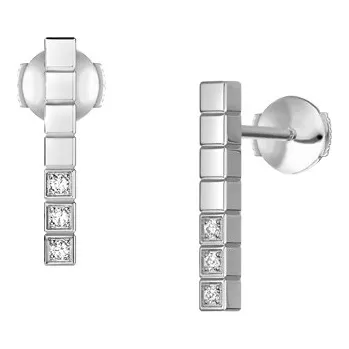 Náušnice Zlaté Náušnice Chopard Ice Cube Pure 837702-1002 2020512