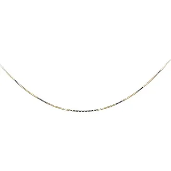 Řetízek Zlatý Řetízek Cube - Kostka 7090793