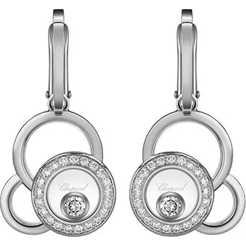 Náušnice Zlaté Náušnice Chopard Happy Diamonds 839769-1002 2020011