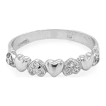 Prsten Zlatý Prsten se Zirkony 7130264