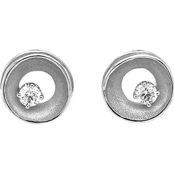 Náušnice Zlaté Náušnice s Diamanty KBS0284