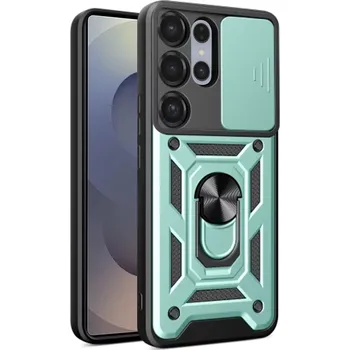 Pouzdro na mobilní telefon Kryt Samsung Galaxy S25 Ultra Techsuit CamShield Pro green