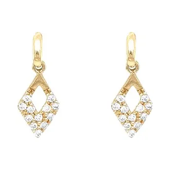 Náušnice Zlaté Náušnice se Zirkony 7122066