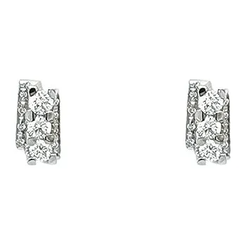 Náušnice Zlaté Náušnice s Diamanty 2020238