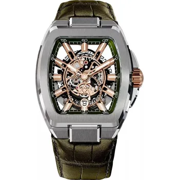Hodinky CVSTOS Metropolitan PS Titanium/SQLT Khaki F00103.4215001