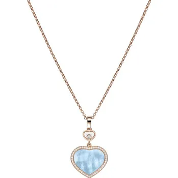 Náhrdelník Zlatý Přívěsek Chopard Happy Hearts 79A074-5340 2050611