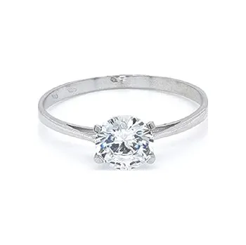 Prsten Zásnubní Prsten se Zirkonem z Bílého Zlata 7130211