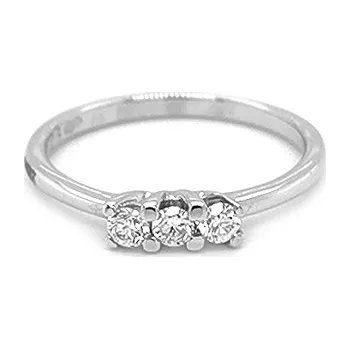 Prsten Zlatý Prsten s Diamanty 2010919