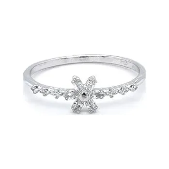 Prsten Prsten se Zirkony z Bílého Zlata 7131225