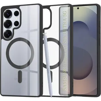 Pouzdro na mobilní telefon Kryt Samsung Galaxy S25 Ultra, Techsuit - MagSafe Pro, černý