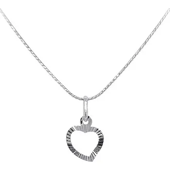 Přívěsek Přívěsek Srdce z Bílého Zlata 7151281